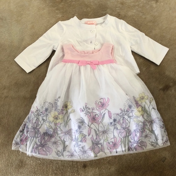 Easter Dress 0-3 months with cardigan- Savannah - Picture 4 of 5